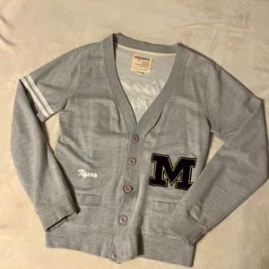 Grey Mizzou Cardigan